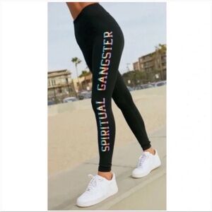 Spiritual Gangster leggings like new!